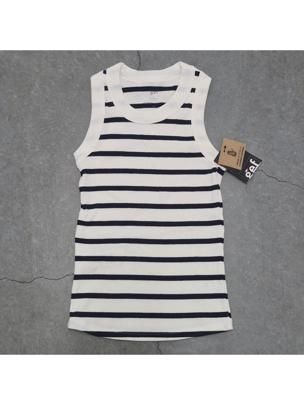 Gef France Striped Tank Top NWT